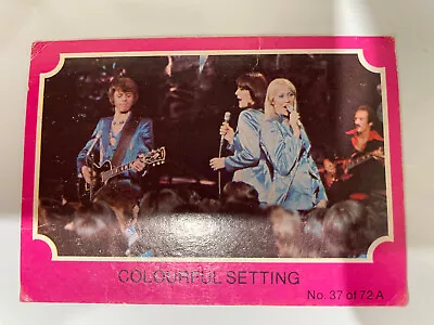 ABBA Trading Cards Australian Scanlens Pink Series - 37 Colourful Setting • $4