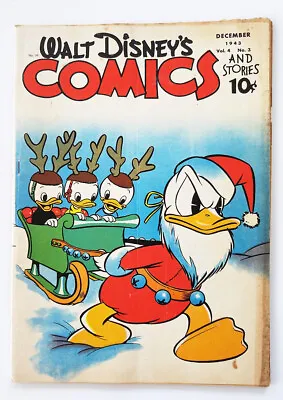 Walt Disney's Comics & Stories #39 1943 Barks Donald Duck Kelly Gremlins • $349.99