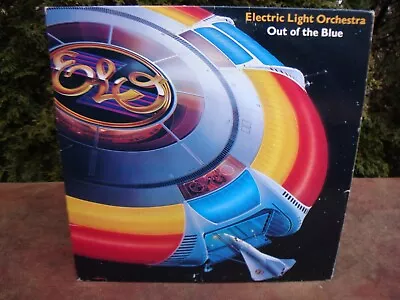 ELO- Out Of The Blue- Double Vinyl LP Record Album Set By Jet Records (1977) • $19.99