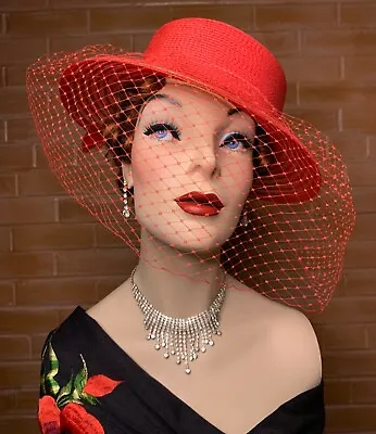 $389 • Buy Vintage 40s 50s Mannequin Realistic Female Torso GLASS EYES Hat Display Bust