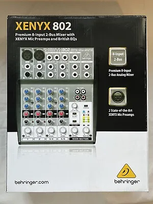 £0.99 • Buy Behringer XENYX 802 8 Channel Analog Mixer