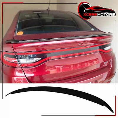 Fits 13-16 Dodge Dart SRT OE Factory Style Rear Trunk Spoiler Matte Black ABS • $69.99