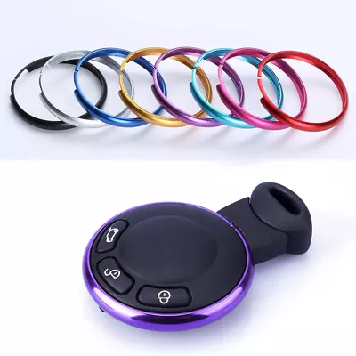 1x Aluminum Alloy Key Fob Ring Trim Chain For BMW Mini Cooper Clubman Countryman • $1.65