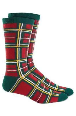 CLUB ROOM Men's Holiday Plaid Socks Multicolor One Size • $3.58