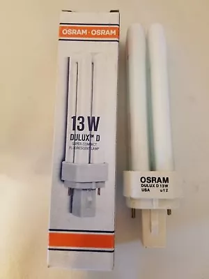 Osram Dulux D 13W Super Compact Fluorescent Lamp Light Bulb  • $8.97