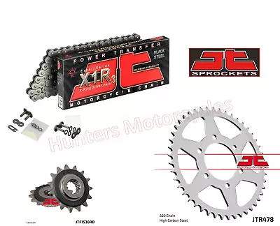 Kawasaki Z750 JT X-Ring Chain And JT Sprockets Kit Set 2004 To 2011 • £71.77