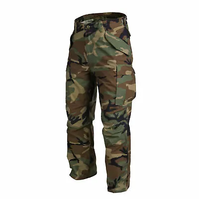 Military Pants US Army M65 Helikon Tex Trousers Genuine Cargo YKK US Woodland  • $62