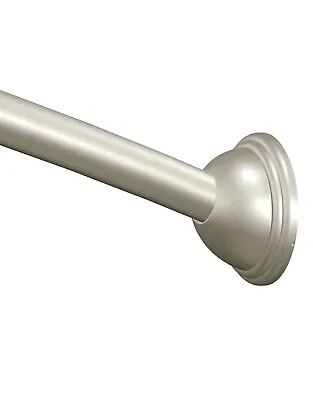 Moen CSR2160BN 54  - 72  Adjustable-Length Curved Shower Rod - Brushed Nickel • $38.95