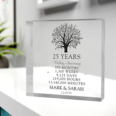 25th Wedding Anniversary Gift Silver Wedding Anniversary 25 Years Husband Wife • £9.99