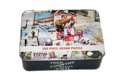 Your Country Needs You Jigsaw Puzzle In A Tin 500 Pieces War Wartime • £3