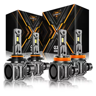 AUXBEAM 9005 9006 H11 H7 H4 7443 3157 1157 9145 LED Headlight Fog Bulb DRL Lamps • $58.99