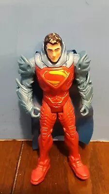 Superman Man Of Steel Armor Suit Superman 3.75   Action Figure Mattel Y9217 • $6.39