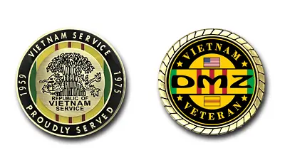 DMZ Vietnam Veteran Challenge Coin • $16.95