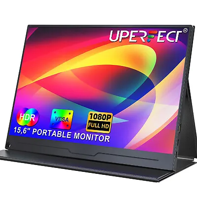 UPERFECT 15.6 Inch Monitor Portable 1920*1080 FHD Display IPS Screen For PC • $142.49