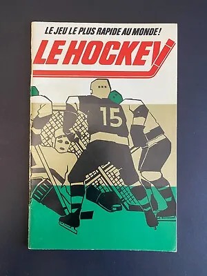 1971 Labatt's Brewery Hockey Guide - Le Jeu Le Plus Rapide Du Monde! Le Hockey • $6.56