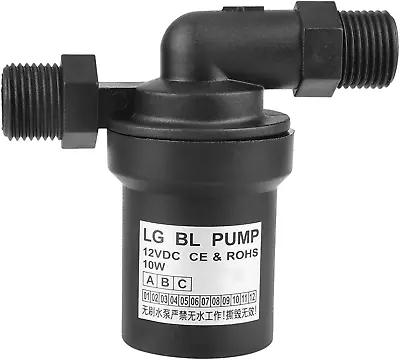 12V 10W DC Brushless Pump High Temperature Water Pump Small Inline Hot Water • £26.19