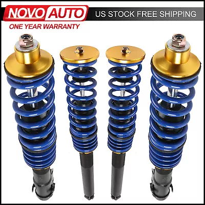 Set(4) Front & Rear Coilover Struts For 1995-2002 VW Cabrio 1985-1999 Jetta Golf • $179.88