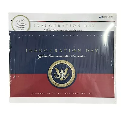 Obama Inauguration Day Official Souvenir (2009 USPS) RARE NEVER OPENED • $14