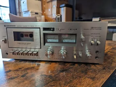£395.54 • Buy Vintage Kenwood KX-1030 Stereo Cassette Deck 3-Head - New Belts - Working