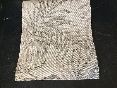 Table Runner Woven Vinyl Indoor Outdoor Stain Resistant Palm Print  10” X 48” • $12