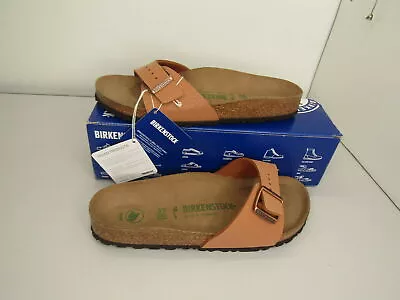 Birkenstock Unisex Size Women's 8/Men's 6 Pecan Madrid BS Vegan Slide Sandals • $24.99