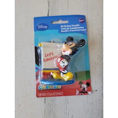 Wilton Disney Mickey Mouse Birthday Candle What Celebrate Clubhouse • $10.93