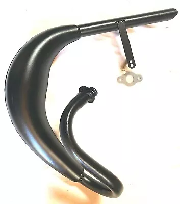 100cc 80cc BLACK FATTY BELLY Muffler Pipe Exhaust For Motorized Bike 2-stroke • $29.74