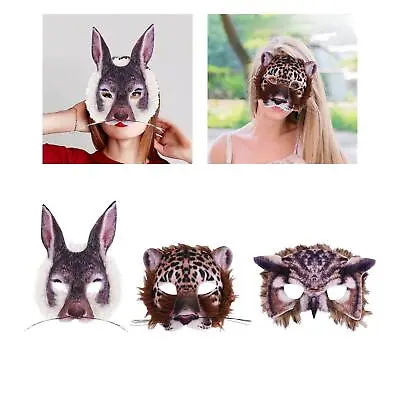 Halloween Easter Animal Mask Cosplay Costume Props Adults For Festival Party • £5.86