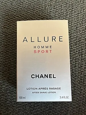 Chanel Allure Homme Sport EMPTY Perfume After Shave Box 100mL - EMPTY • $7.95