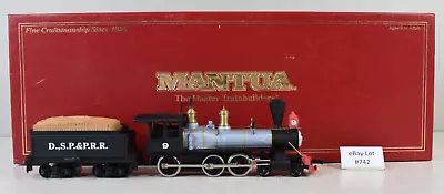 (Lot 742) HO Model Train Mantua Steam Locomotive DSP & P 4-6-0 Rogers 346-097 • $20.50