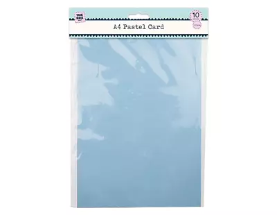 A4 Card -  Pack Of 10 220gsm Sheets - 5 Pastel Colours • £3.25