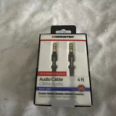 Monster Audio Cables Black/gold 4ft • $6.99