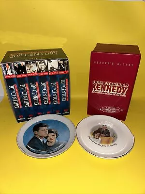 Lot President & Mrs John F Kennedy VHS Tapes & Two Dishes (AL722A) • $27.99