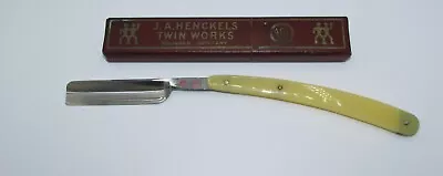 Vintage J. A. Henckels Twinworks Solingen #401 Straight Razor With Box 1205 • $119.99