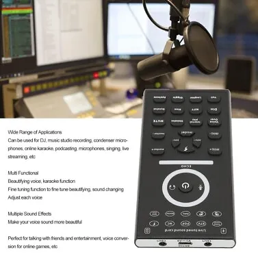 Live Sound Card Voice Changer Portable Mini Sound Effects Machine (NEW!) • $25.99
