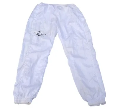 Mens Vintage 80s White Shell Suit Bottoms Retro Stag Party 32 - 34W /  32 L • £7.95