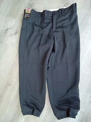 Mizuno Womens Size XL Softball Pants Knickers NEW Elastic Bottom Black NWT • $16.99