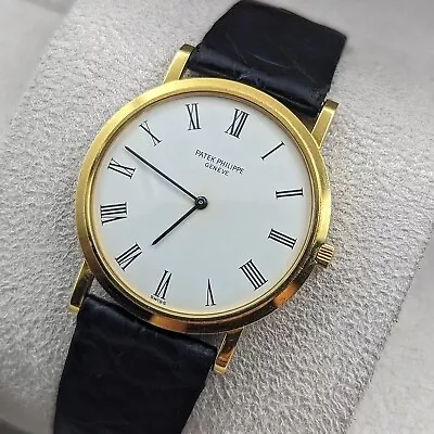 Patek Philippe Calatrava White Men's Watch - 3520 • $3475