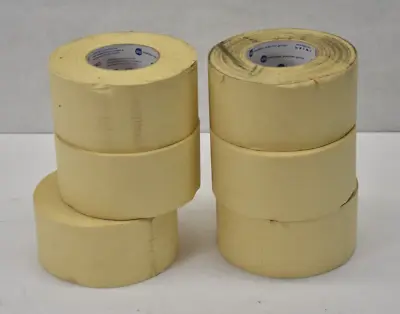 Lot Of 6 IPG Masking Tape Rolls Natural Adhesive 3  W Unknown Length Dirty • $39.99