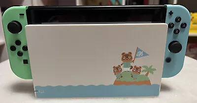 $325 • Buy Nintendo Switch Game Console Limited Edition Animal Crossing With Dock