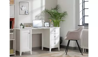 Habitat Minato 3 Drawer Office Desk - White • £179.99