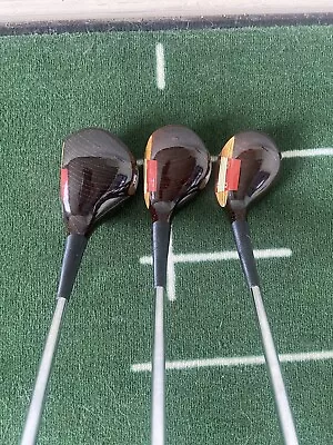 MacGregor Jack Nicklaus Muirfield Persimmon Woods Set 135-Woods S Flex • $679