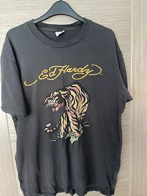 Pre Owned Rare Vintage Men’s  Ed Hardy T-shirt  • £25