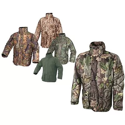 Jack Pyke Evo Shooting Jacket Oak Camo Hunters Silent Fishing Waterproof • £79.49