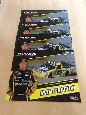 LOT Of 4 Matt Crafton #88 Menards Hero Cards #N10 • $12.94