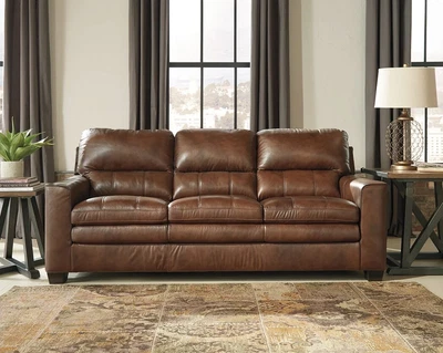 $300 • Buy Ashley Furniture Gleason Leather Sofa Couch