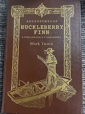 Easton Press Adventures Of Huckleberry Finn Companion Mark Twain- Leather Bound • $15