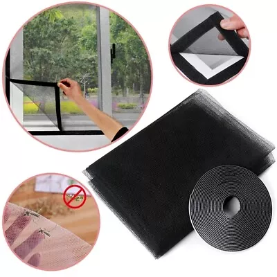 Mesh Window Screen Anti-mosquito Net Insect Fly Bug Net Invisible Curtain Screen • $4.02