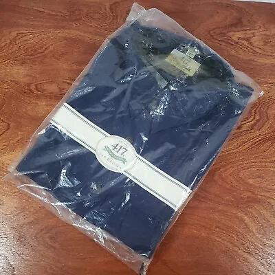 Vintage Blue Van Heusen 417 Long Sleeve Shirt New Authentic Shirtwear Xl • $15