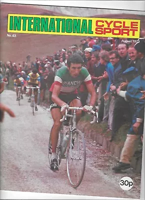 International Cycle Sport Magazine August  1973  # 63 • £2